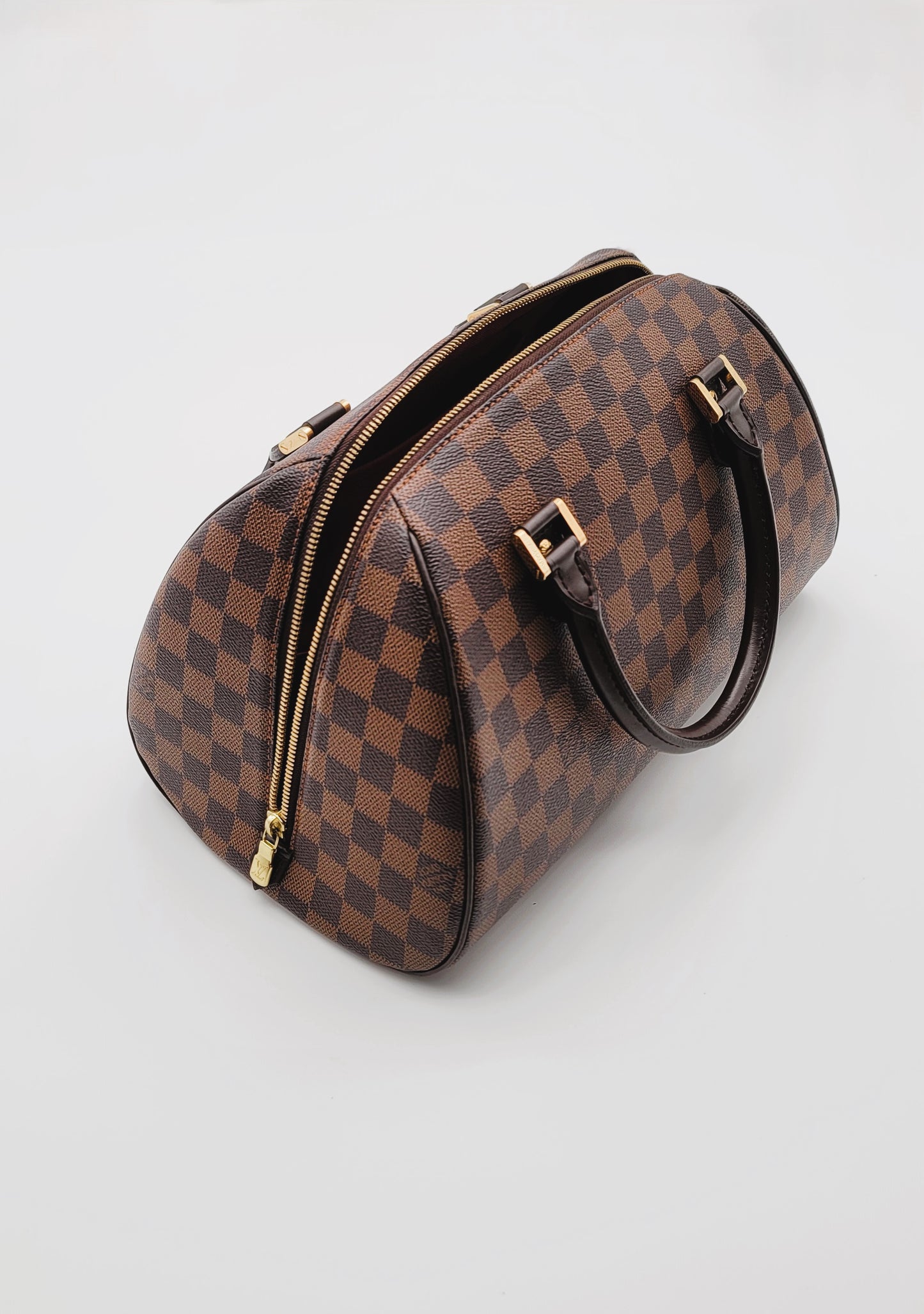 LOUIS VUITTON Vintage Damier Ebene Rivera MM Handbag