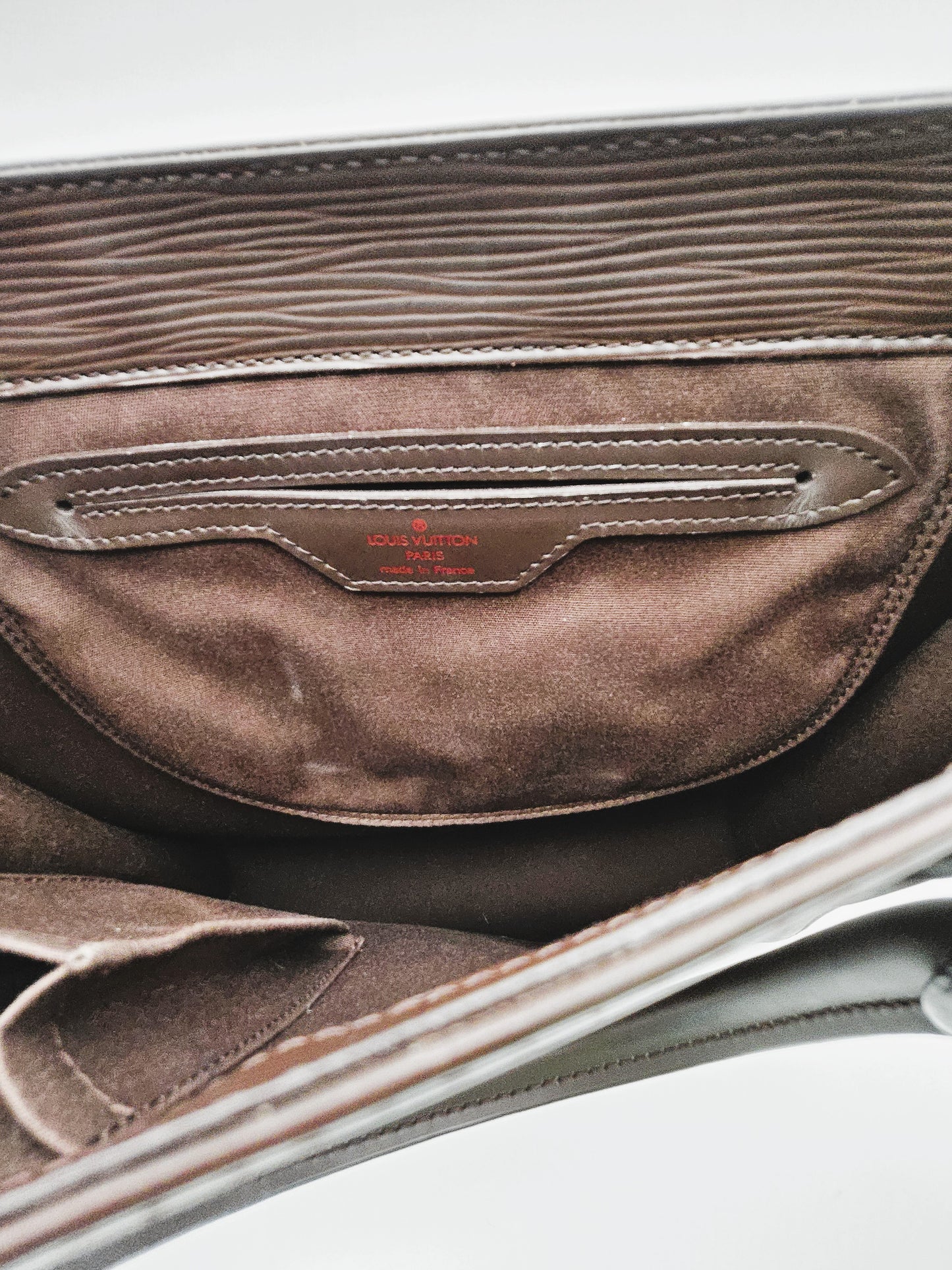 LOUIS VUITTON Vintage Epi Leather Sac Plat Tote Bag
