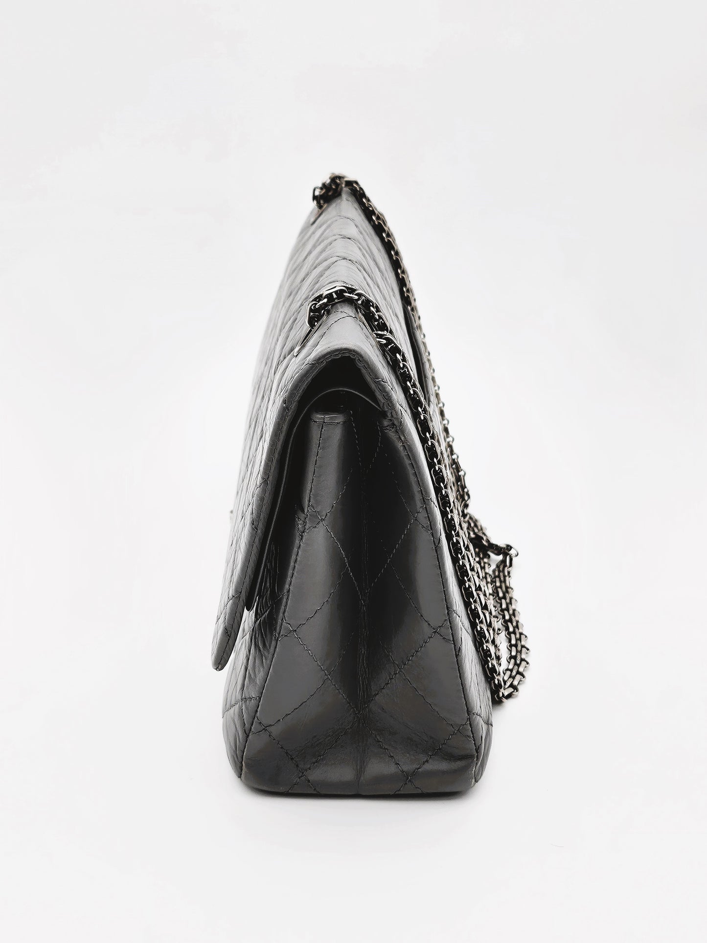 CHANEL Reissue 2.55 Matelassé Aged Calfskin Double Flap Bag