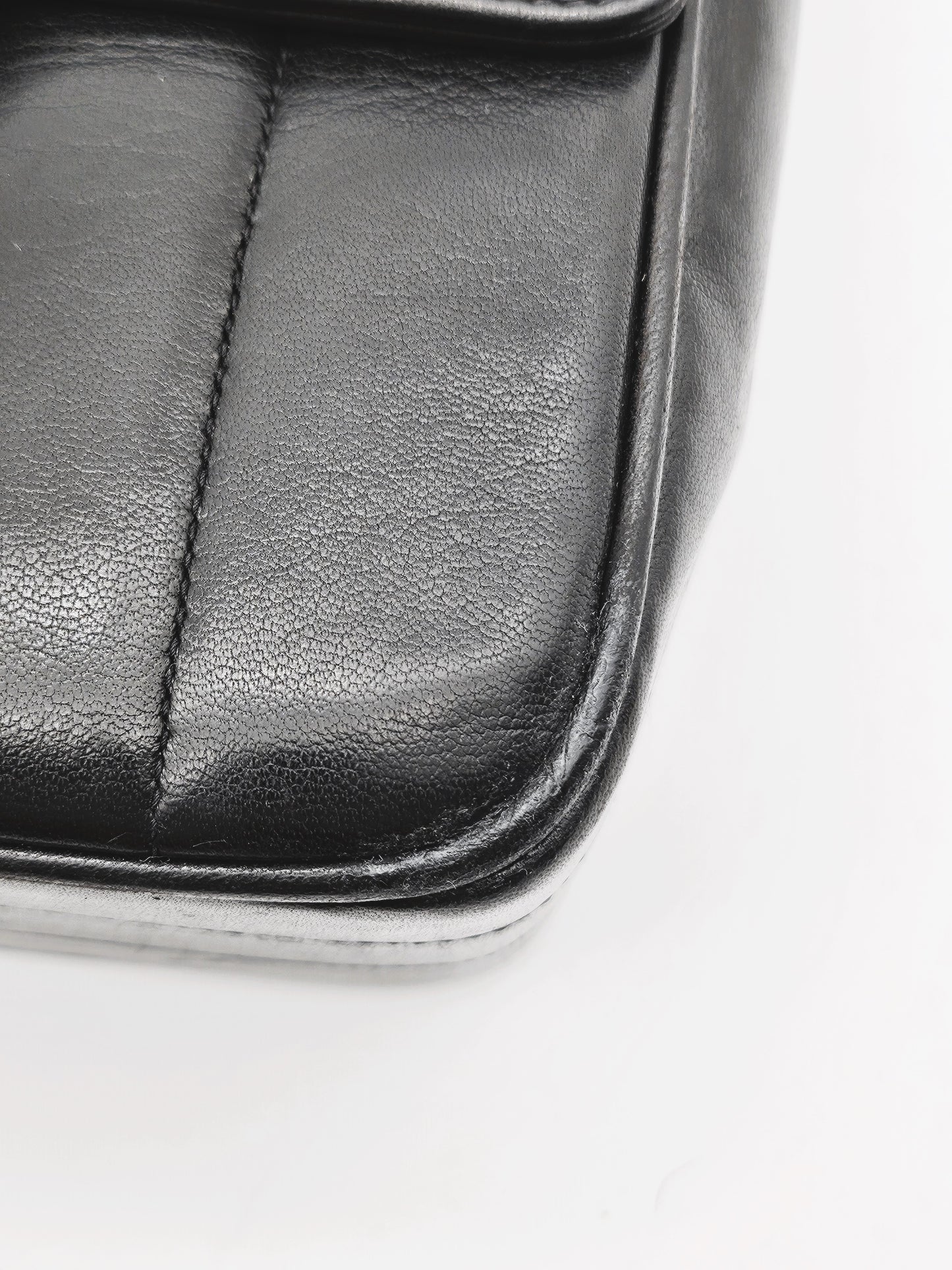 CHANEL Vintage Lambskin Mademoiselle Top Handle Bag