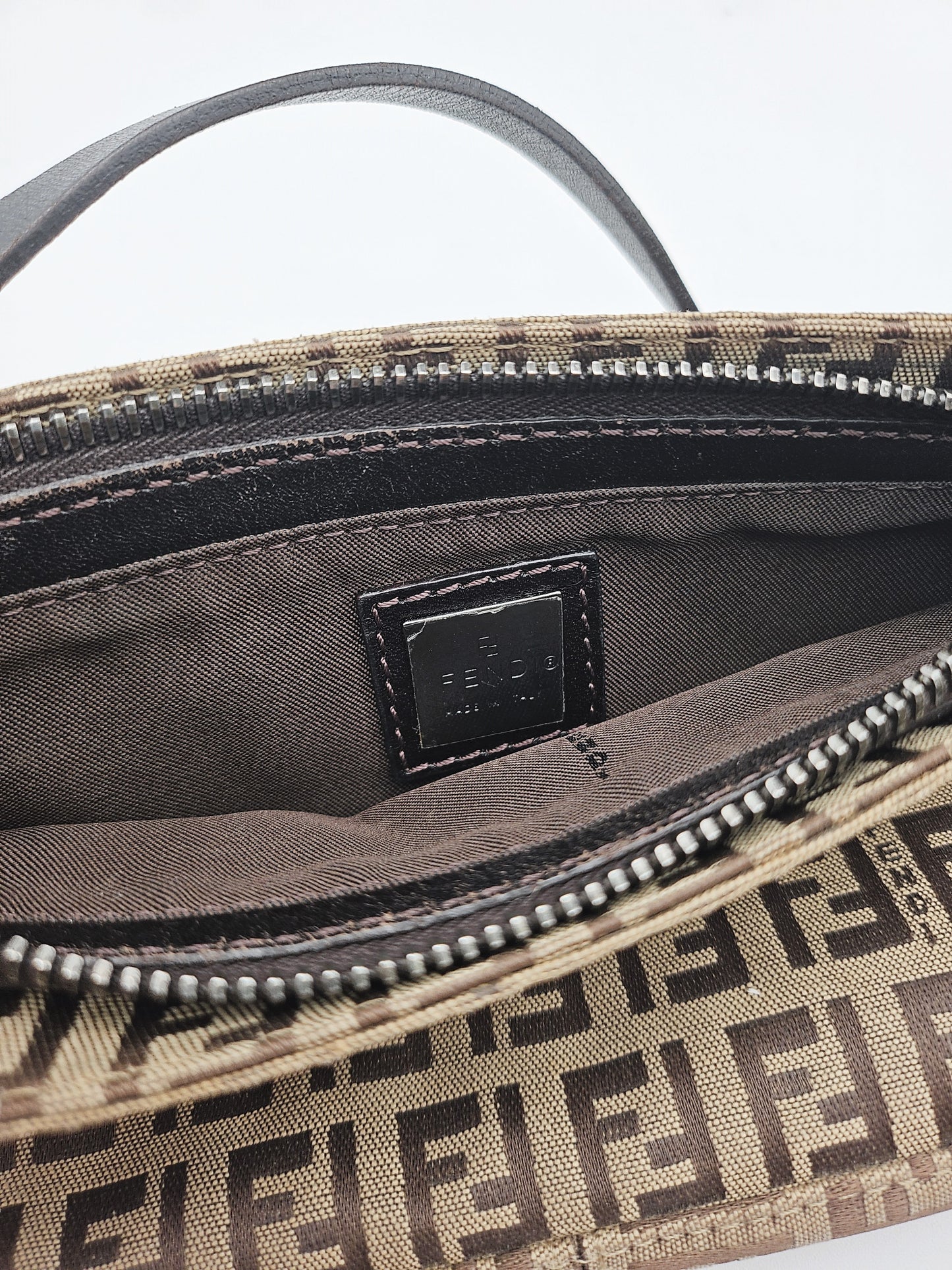 FENDI Zucchino Pochette Bag