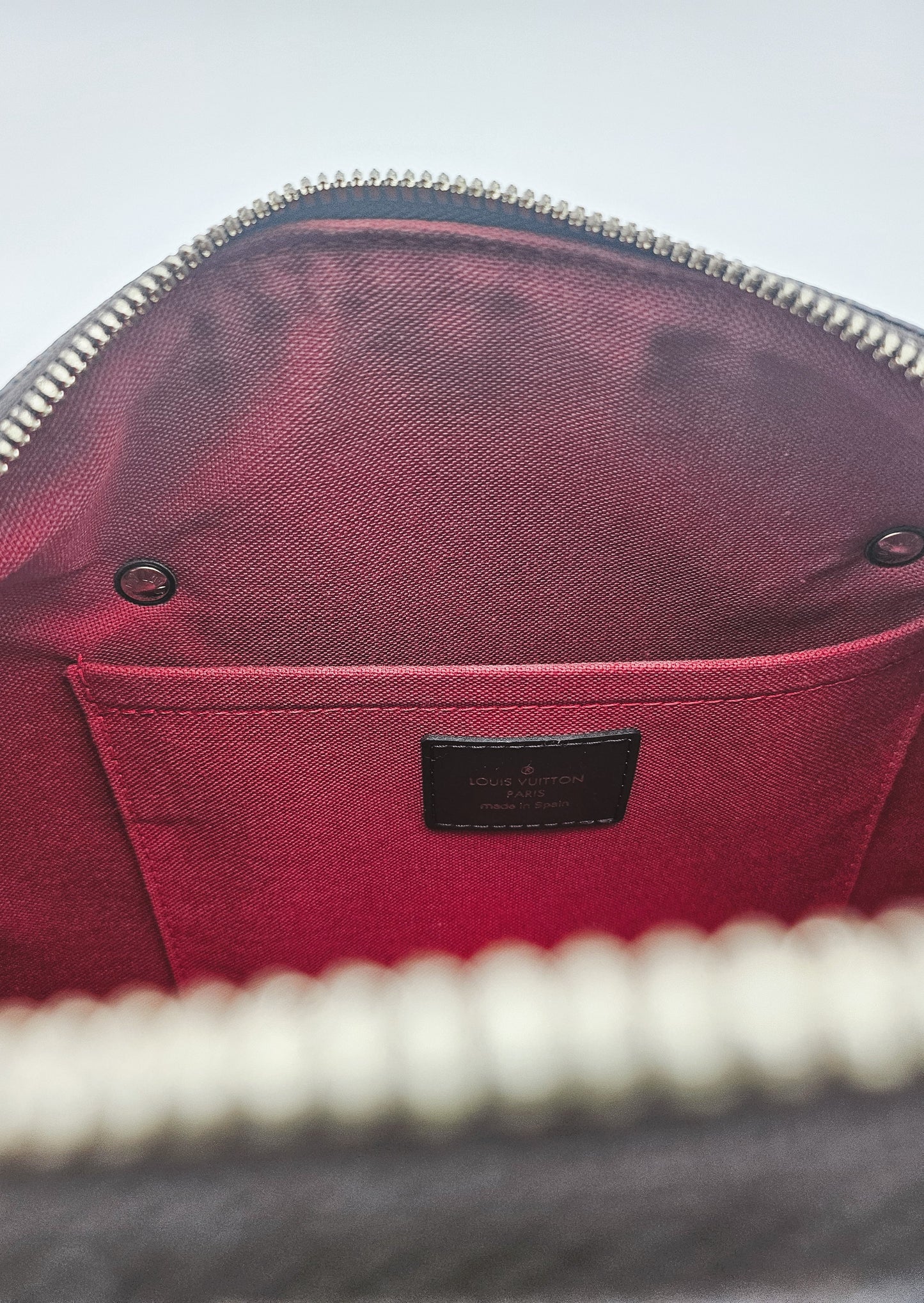 LOUIS VUITTON Vintage Damier Ebene Rivera MM Handbag