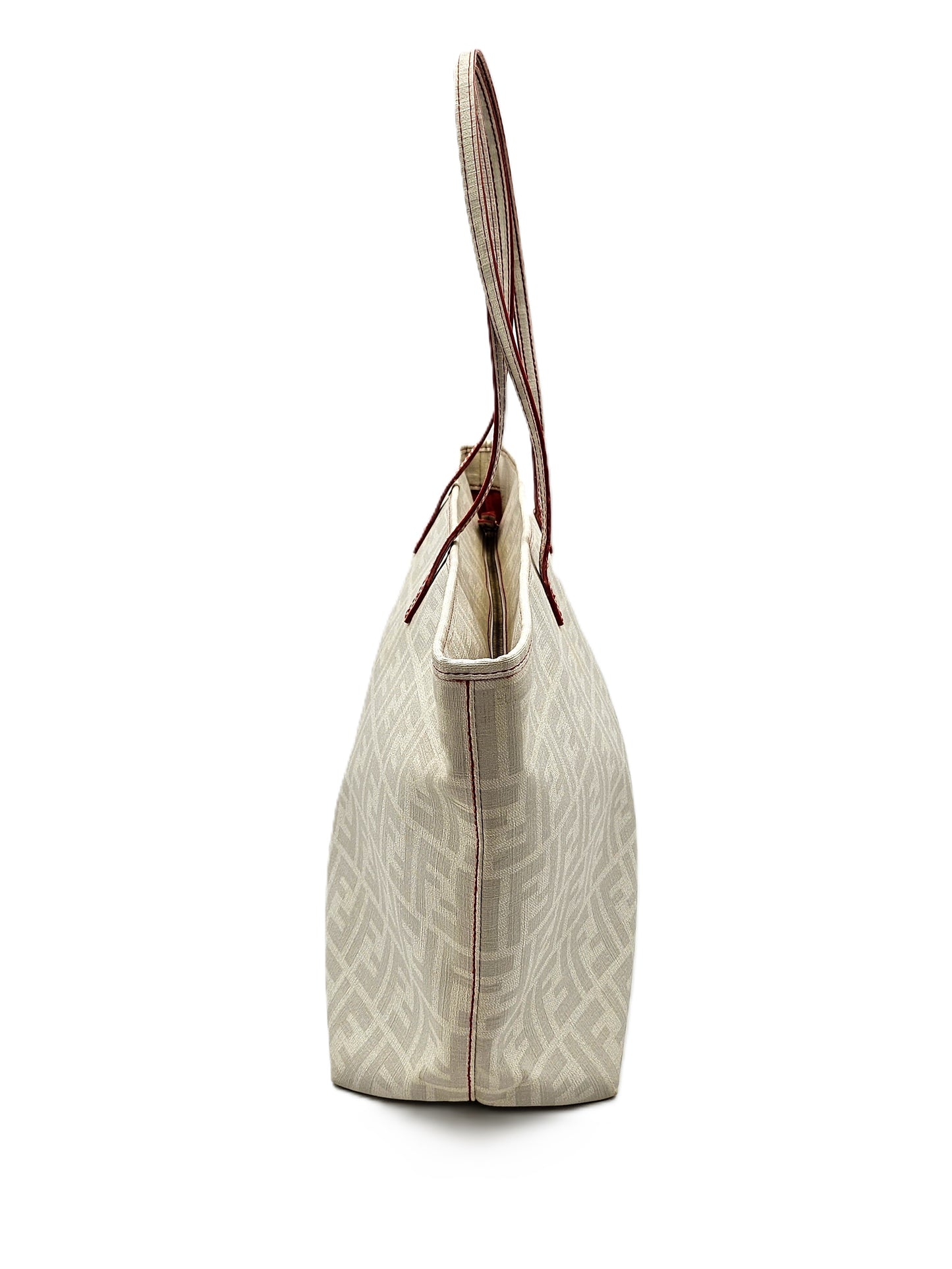 FENDI Zucca Coated Canvas Tote Bag