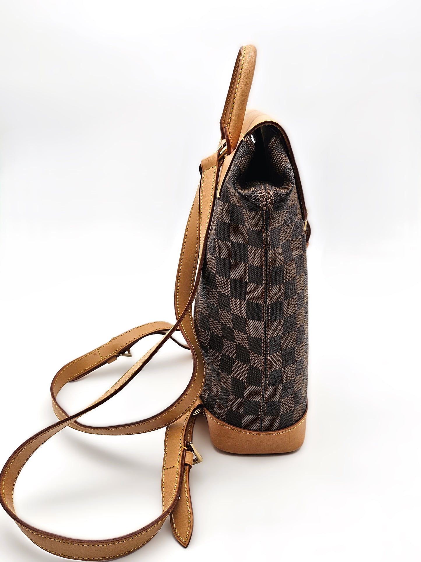 LOUIS VUITTON Damier Ebene Soho Backpack