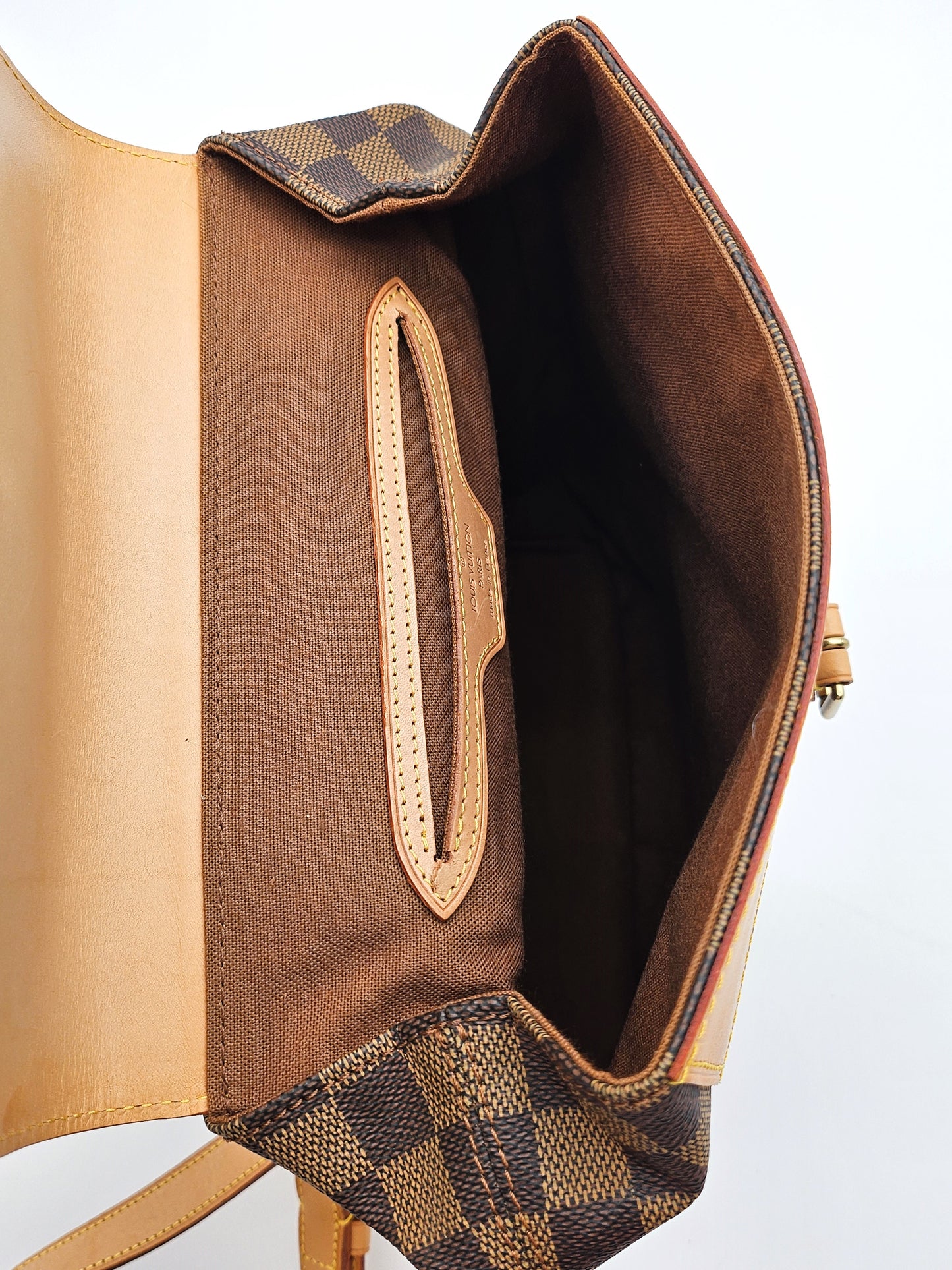 LOUIS VUITTON Damier Ebene Soho Backpack