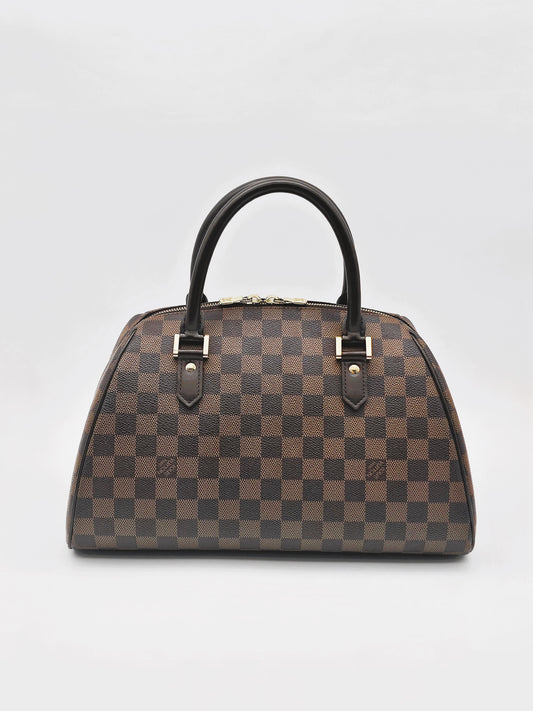LOUIS VUITTON Vintage Damier Ebene Rivera MM Handbag
