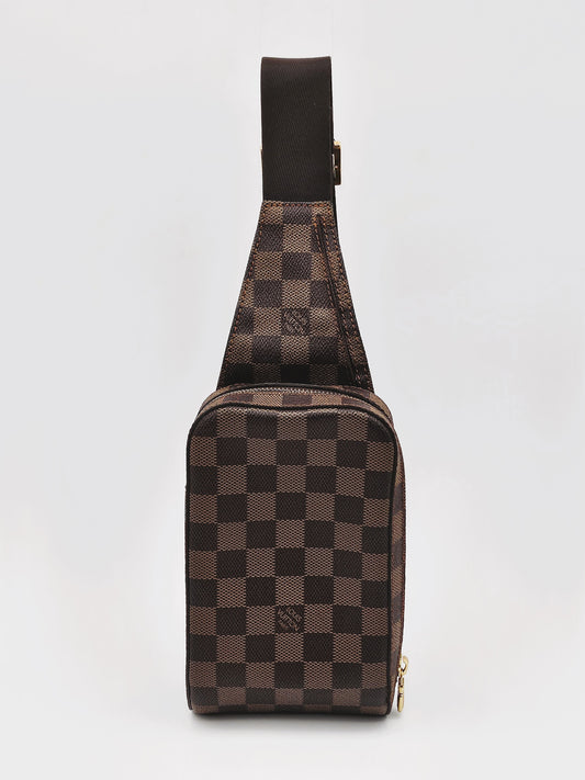 LOUIS VUITTON Damier Ebene Geronimos Slingbag