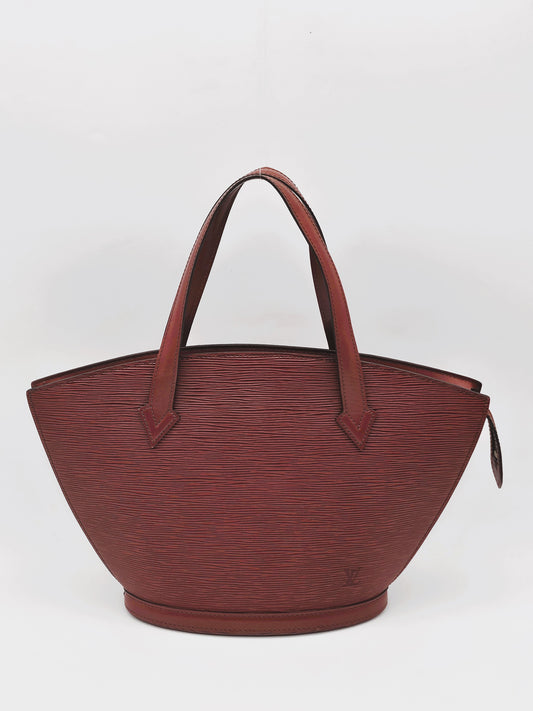 LOUIS VUITTON Vintage Epi Leather St Jacques PM Tassil Handbag