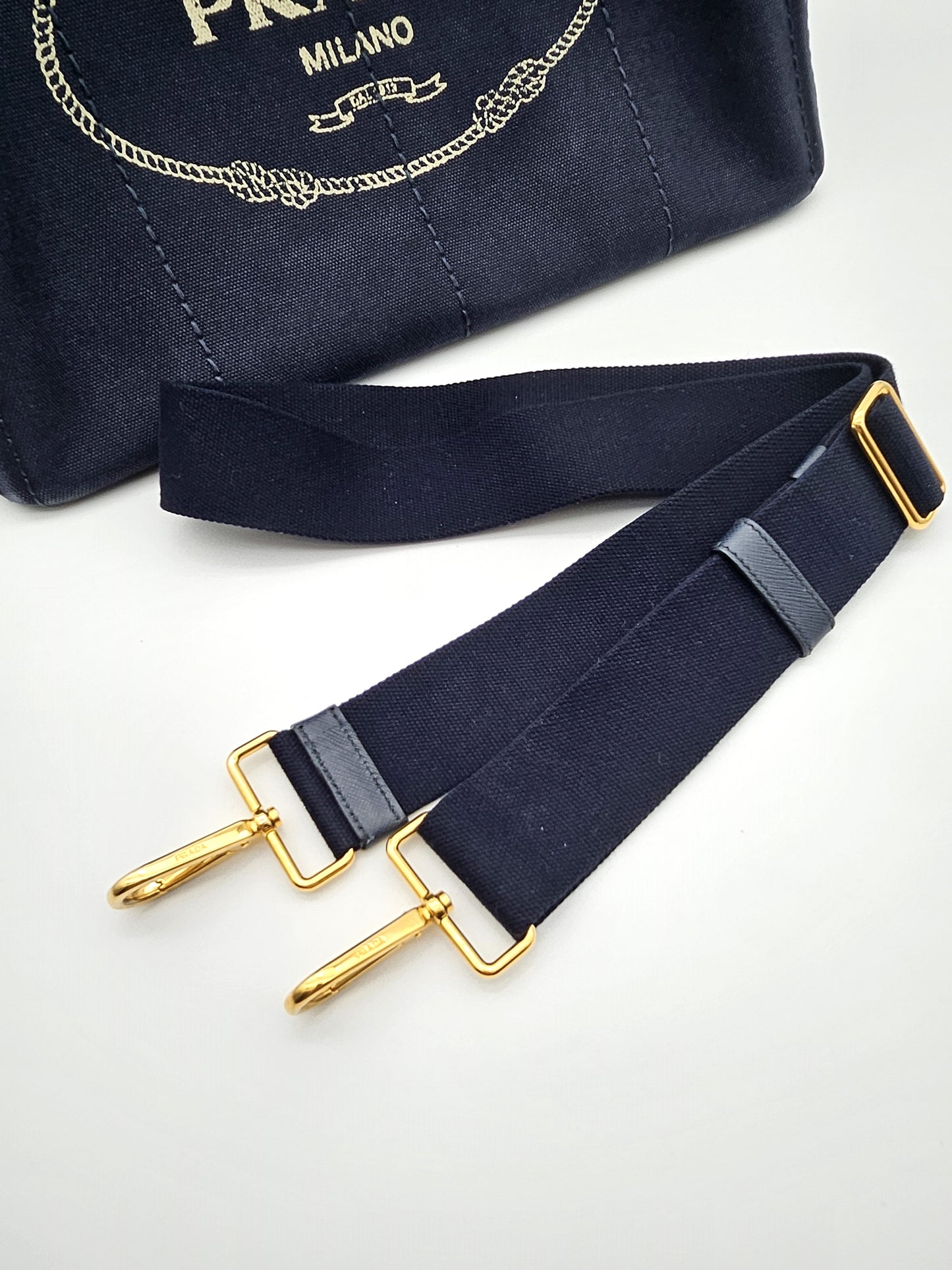 PRADA Large Canapa Tote