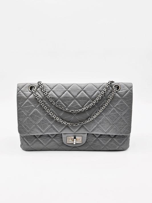 CHANEL Reissue 2.55 Matelassé Aged Calfskin Double Flap Bag