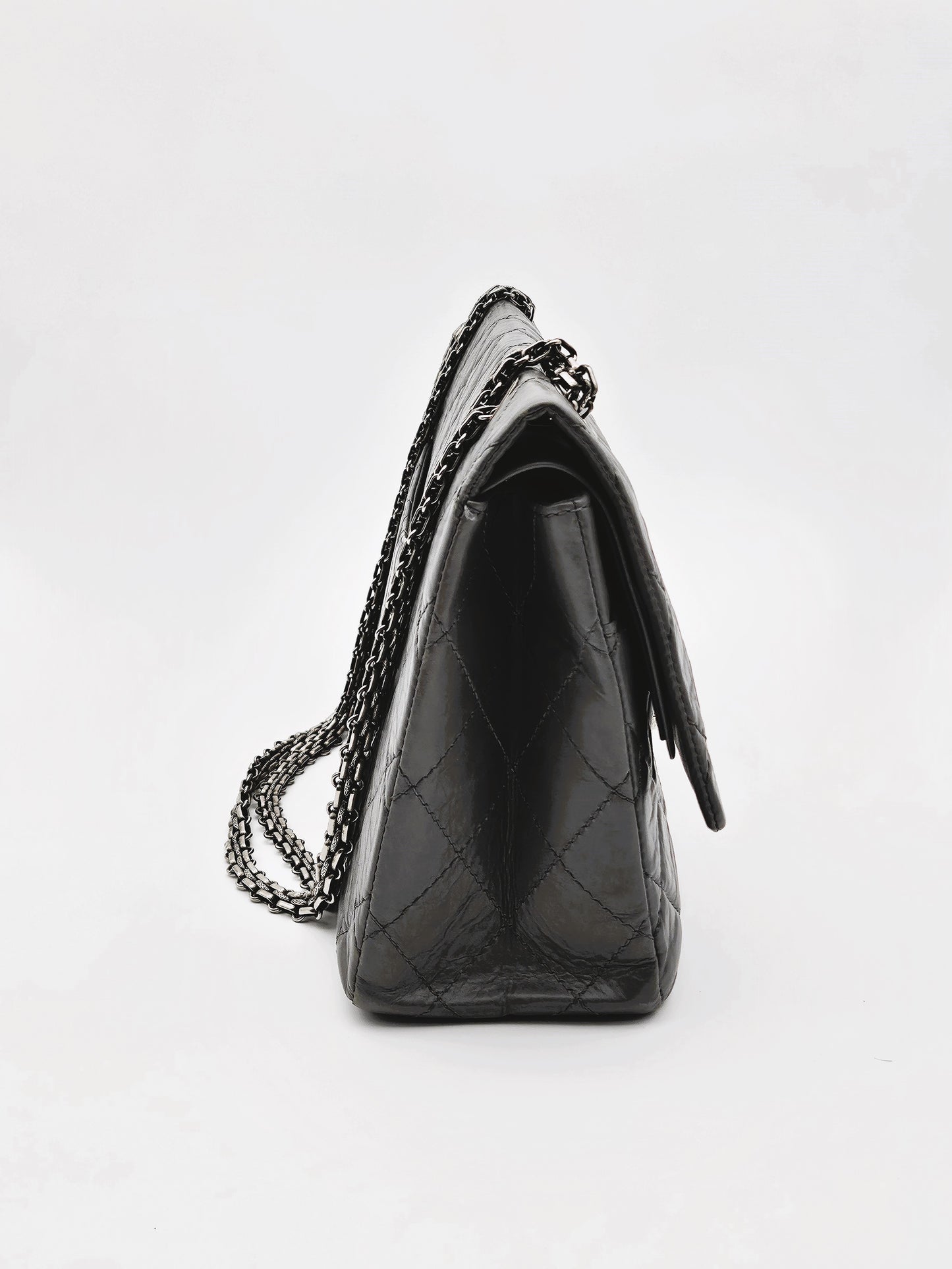 CHANEL Reissue 2.55 Matelassé Aged Calfskin Double Flap Bag