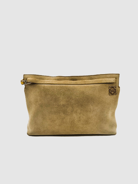 LOEWE Suede T Pouch