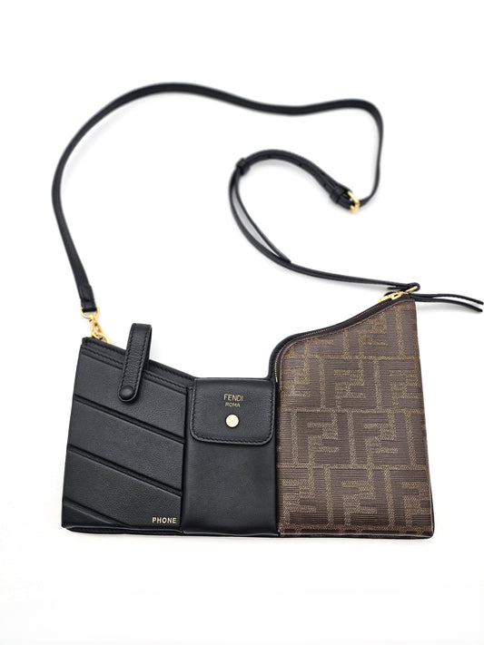 FENDI Bustine 3 Pockets Crossbody Bag