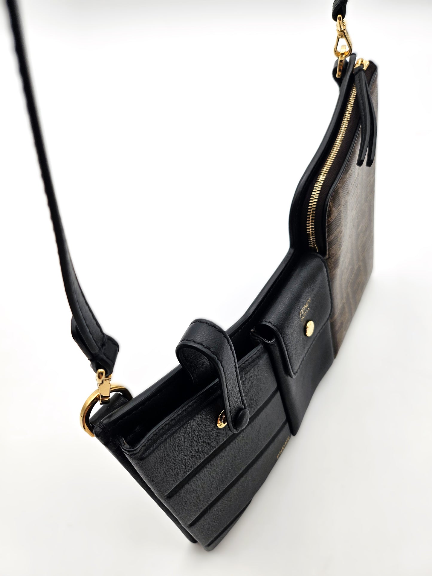 FENDI Bustine 3 Pockets Crossbody Bag