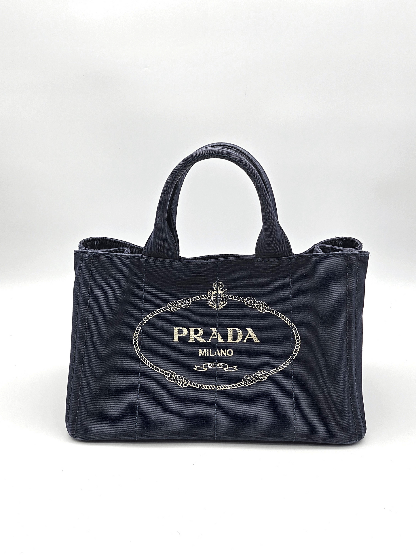 PRADA Large Canapa Tote