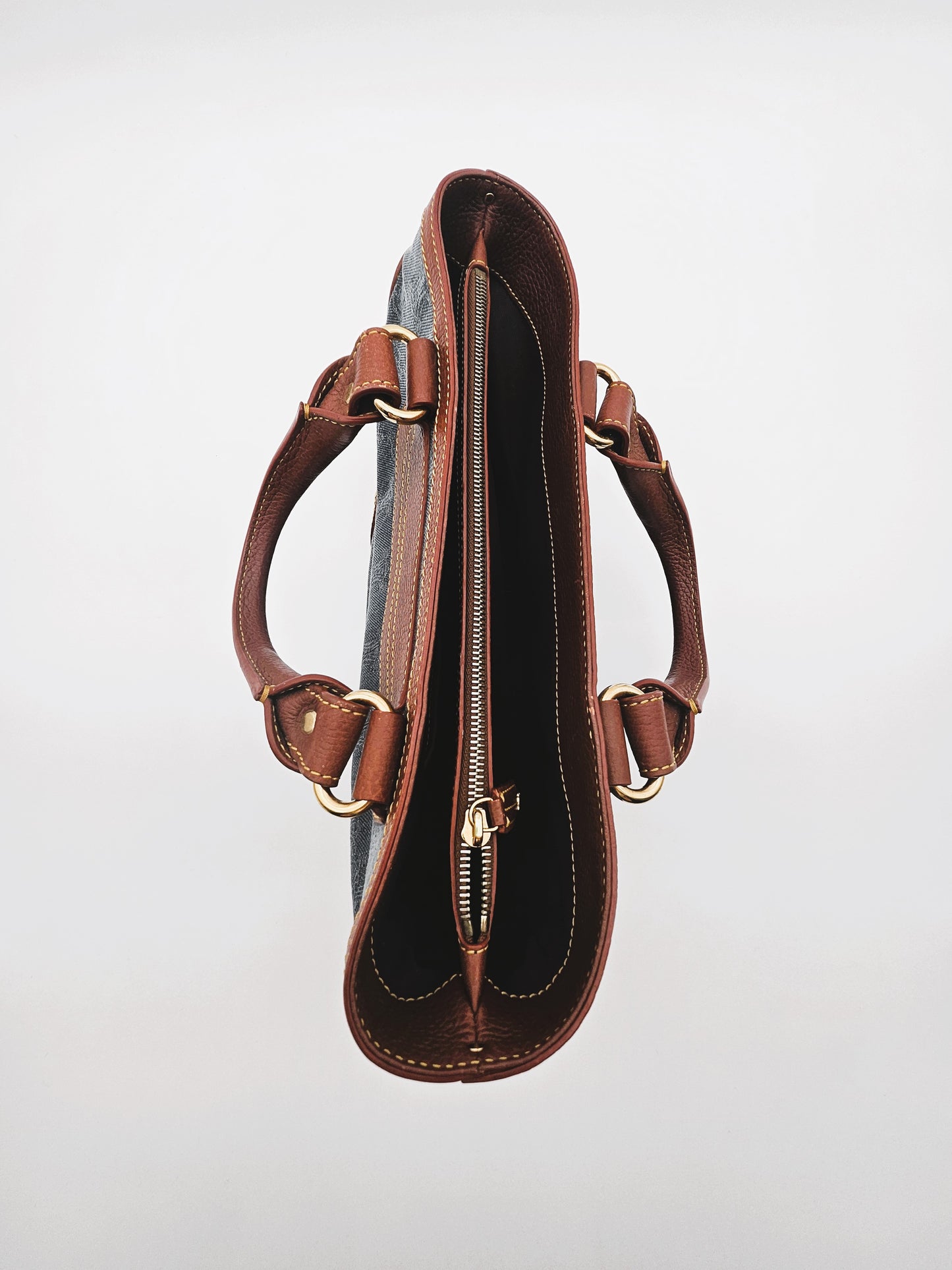 CELINE Vintage Denim Boogie Handbag