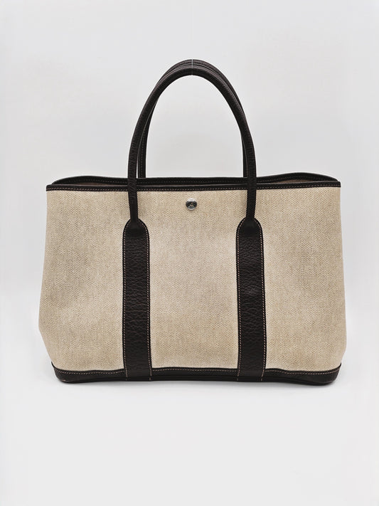 HERMES Vintage Garden Party 36 Tote Bag